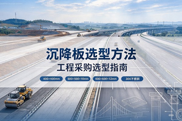 武强沉降板选择方法